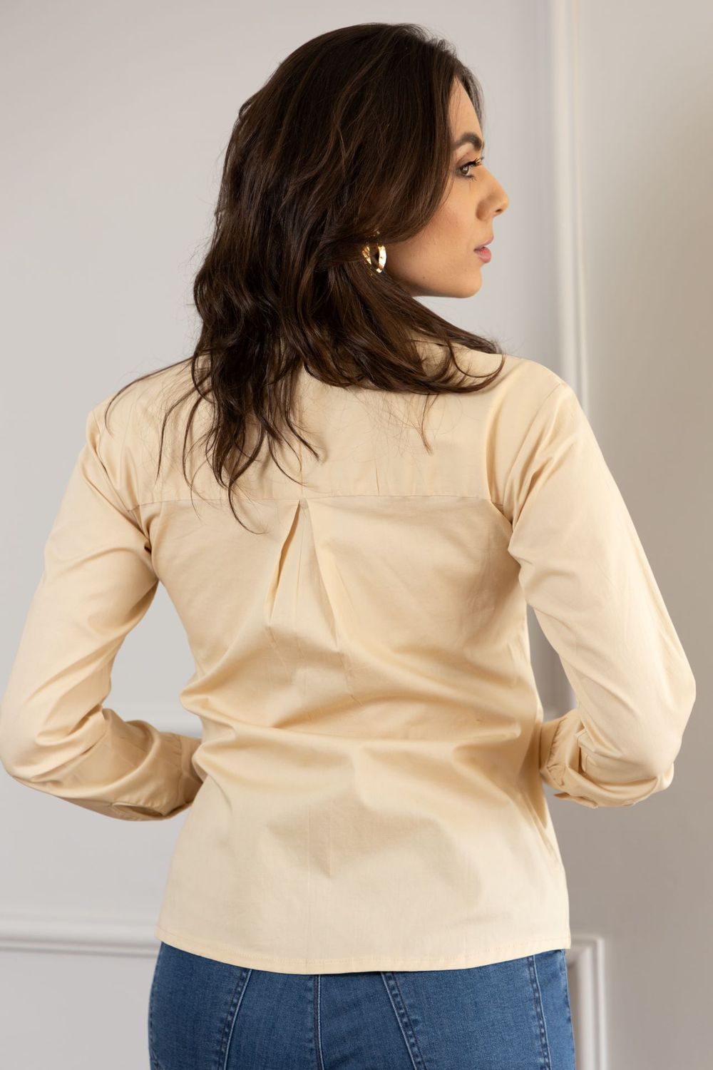 Camisa Algodão - Manteiga