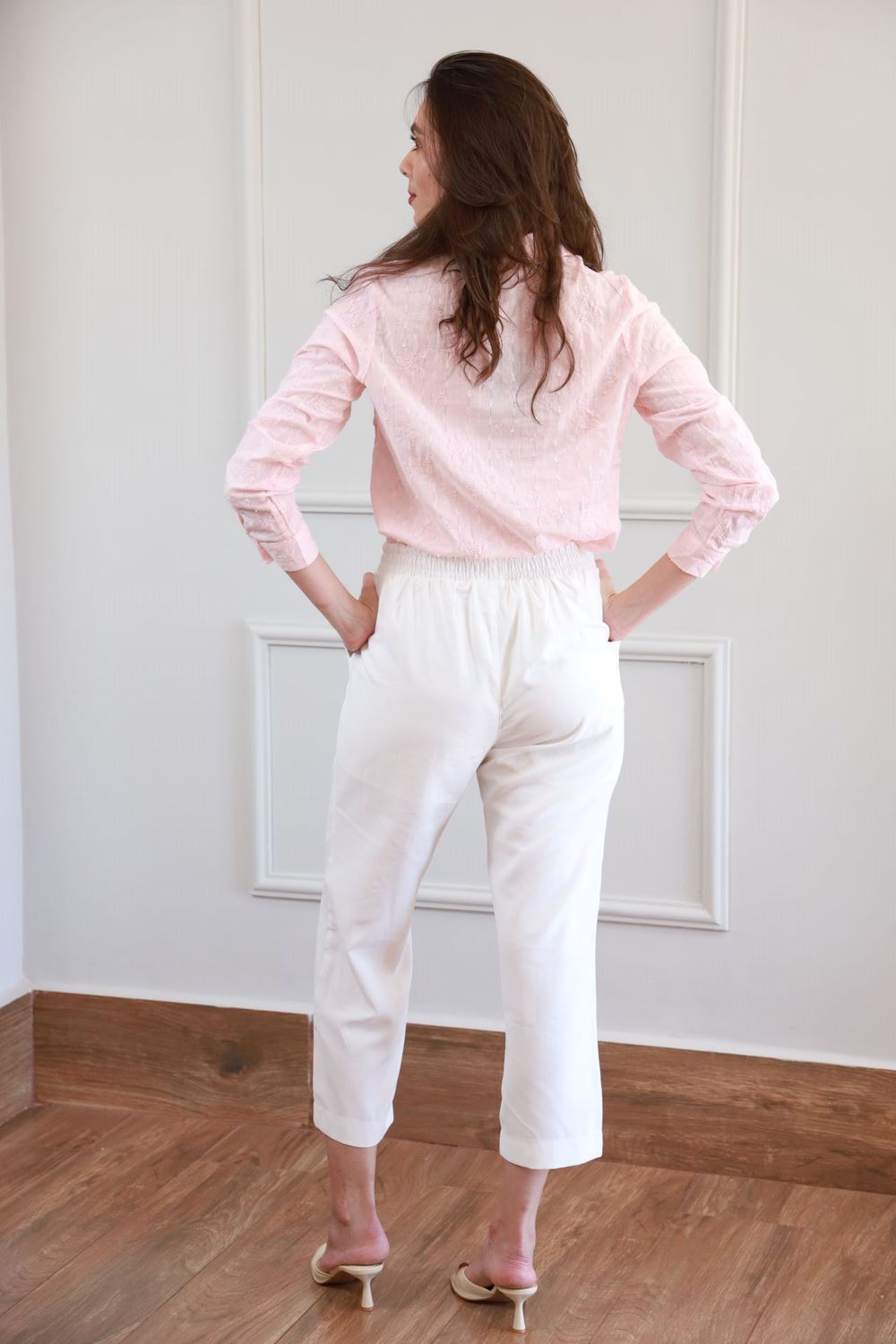 Calça Alfaiataria Ponteira - Branco