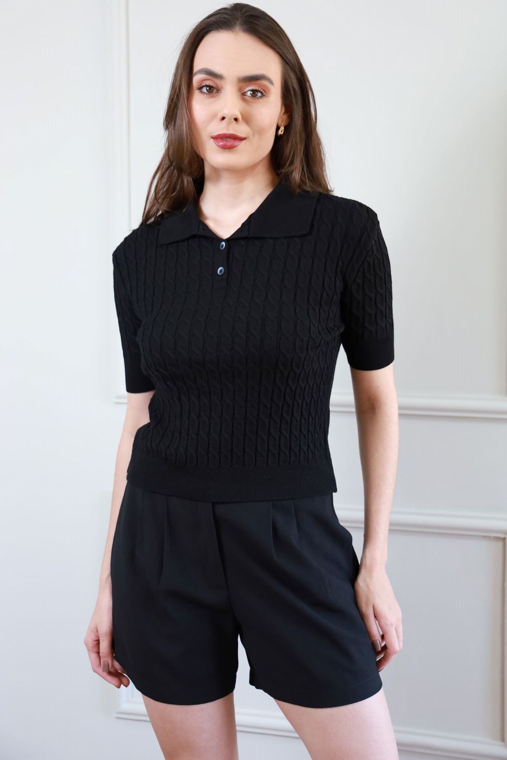 Short Alfaiataria - Preto