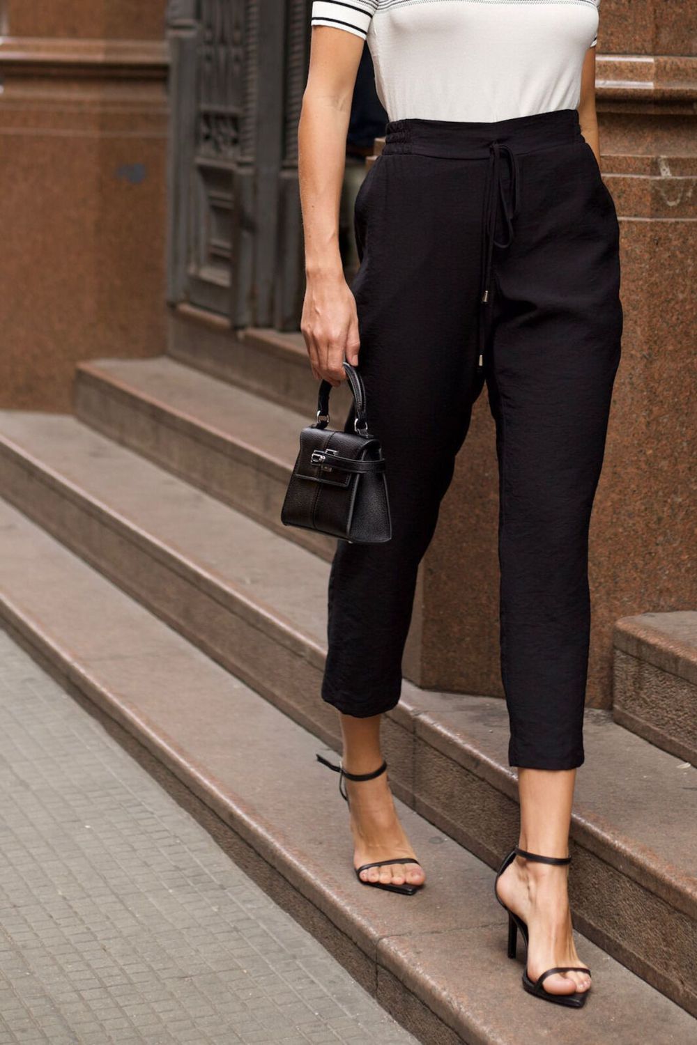 Calça Alfaiataria Ponteira - Preto