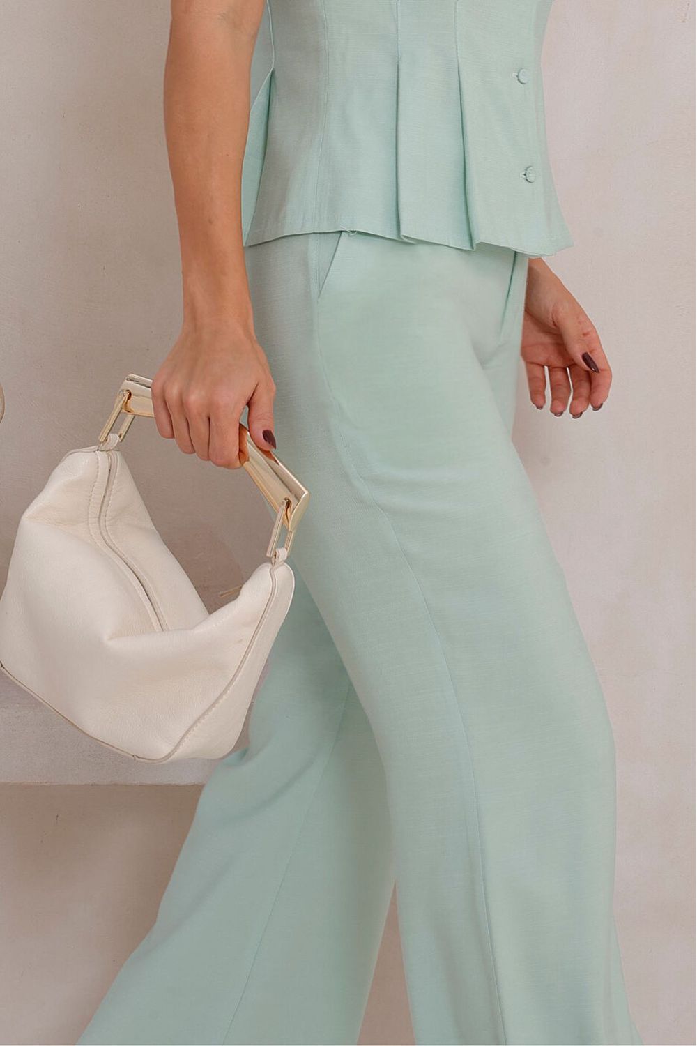 Calça Alfaiataria Flare - Verde