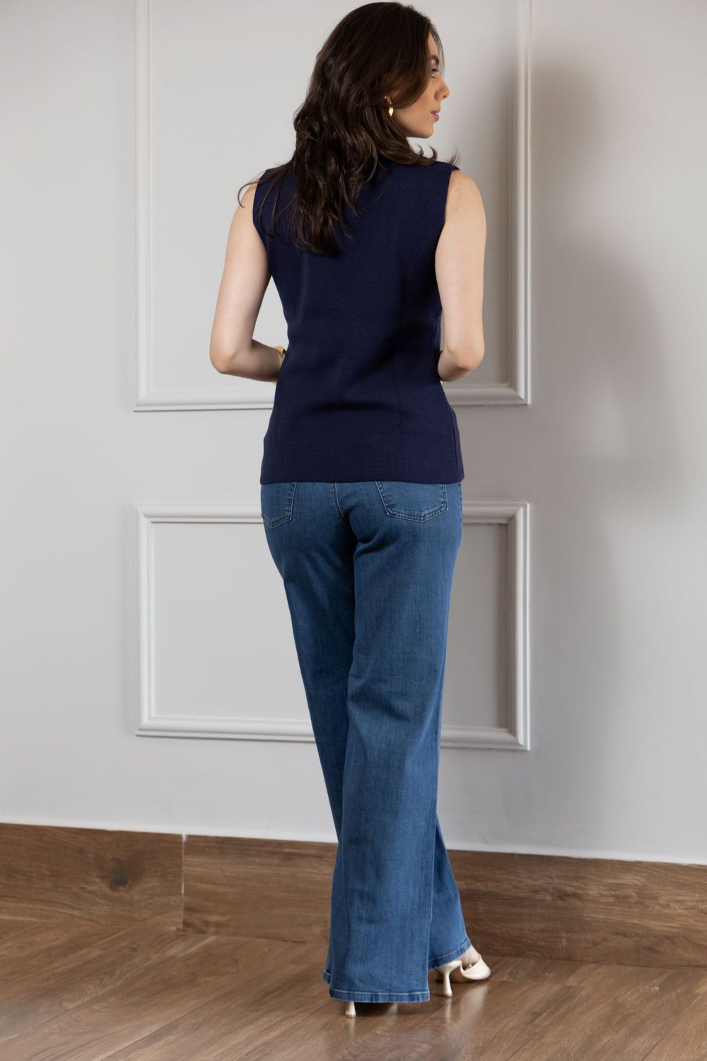 Calça Jeans Wide Leg