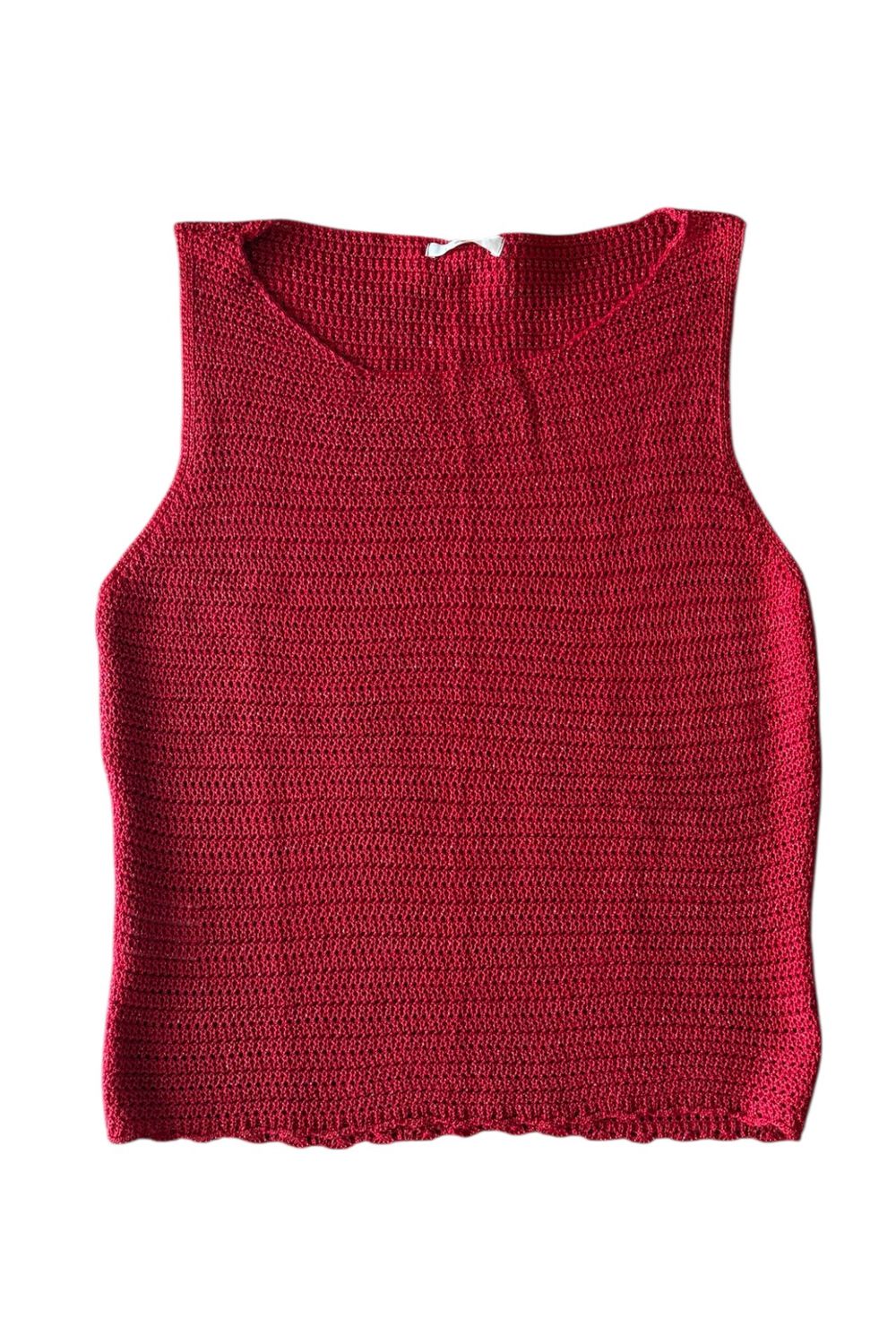 Regata Tricot Fios - Vermelho