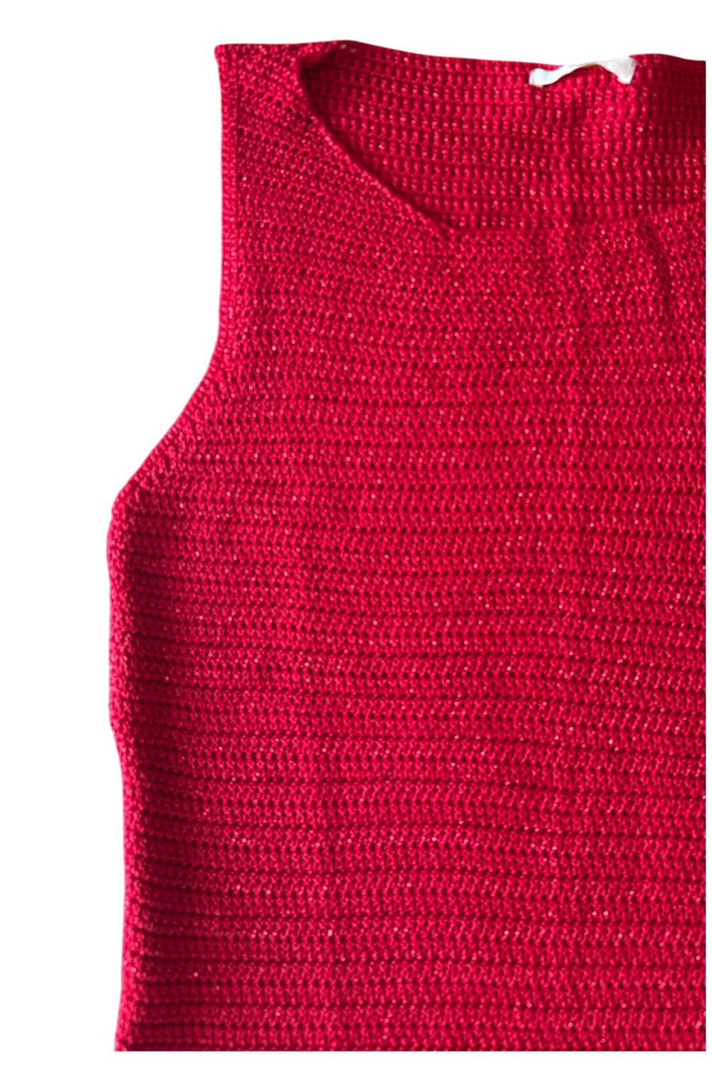 Regata Tricot Fios - Vermelho