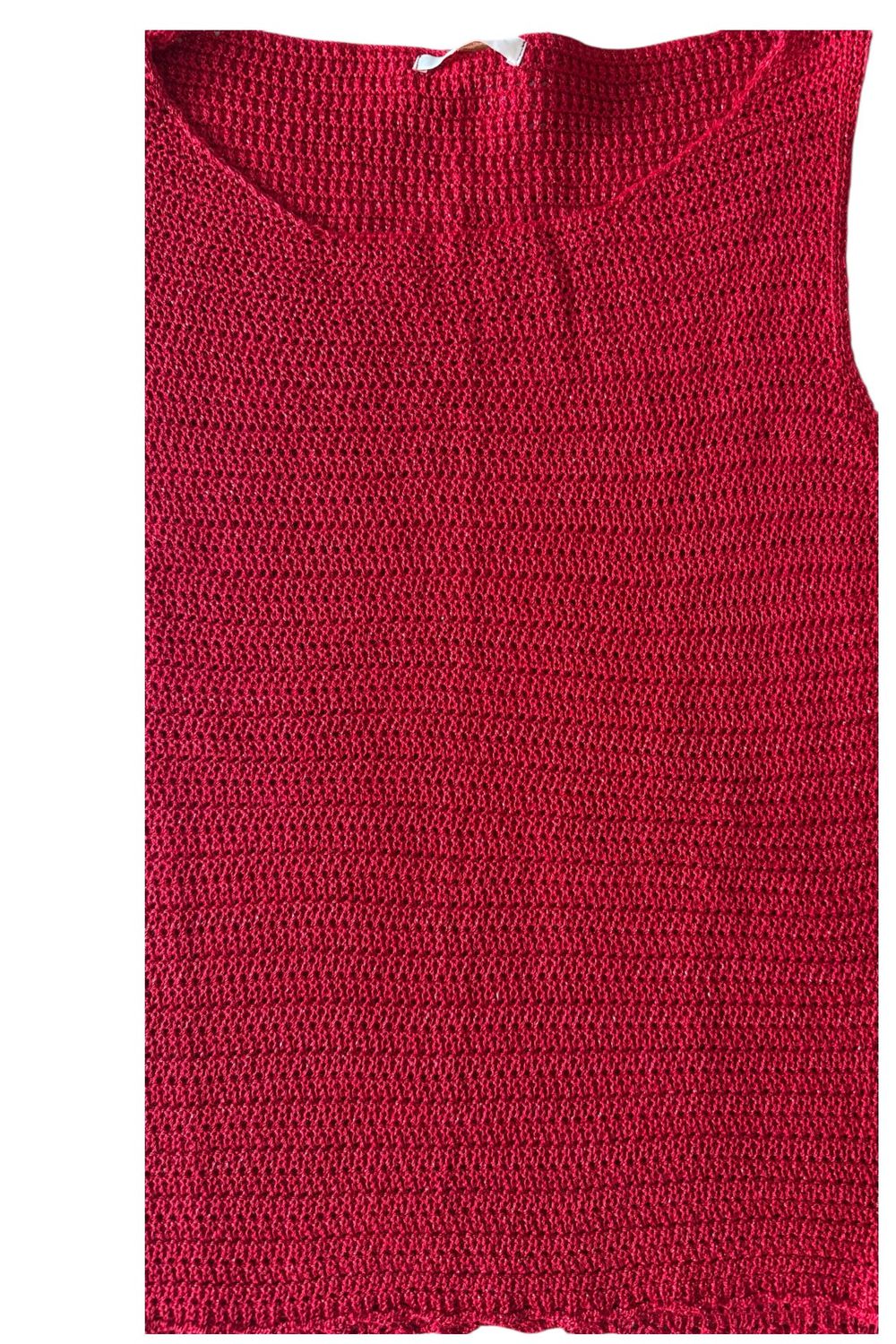 Regata Tricot Fios - Vermelho