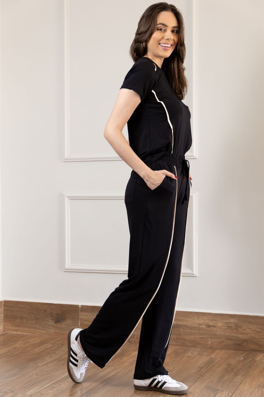 Conjunto Listra- Preto