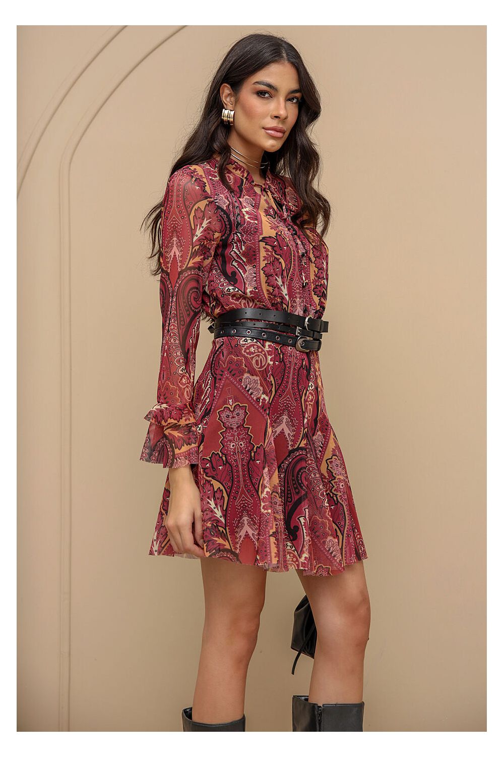 Vestido Boho Tule
