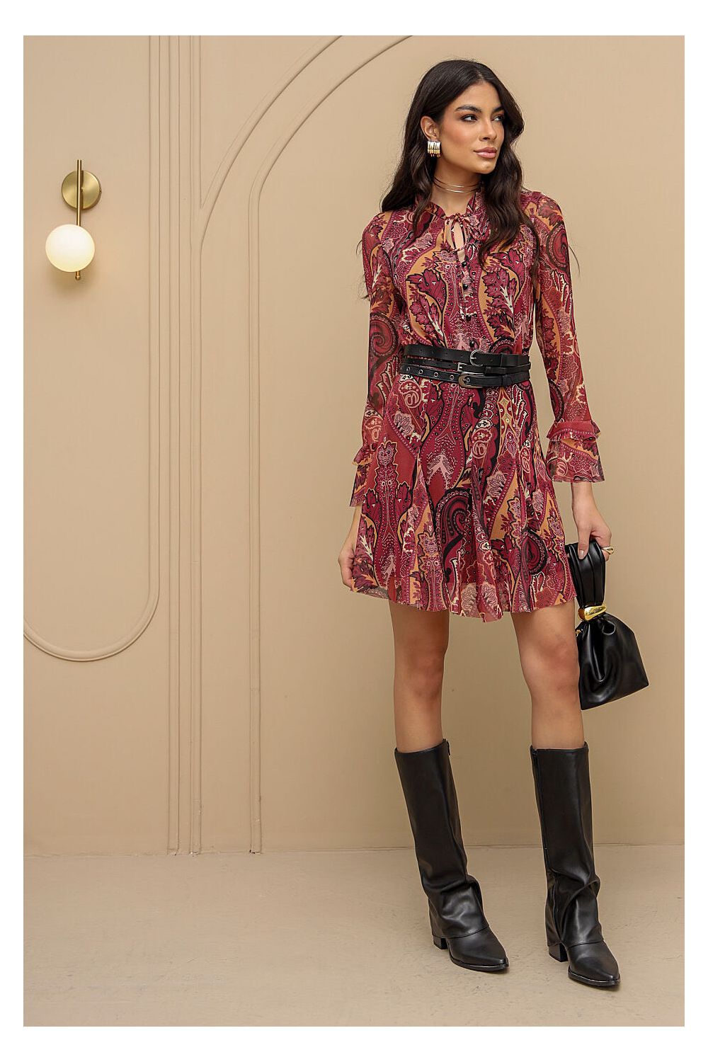 Vestido Boho Tule