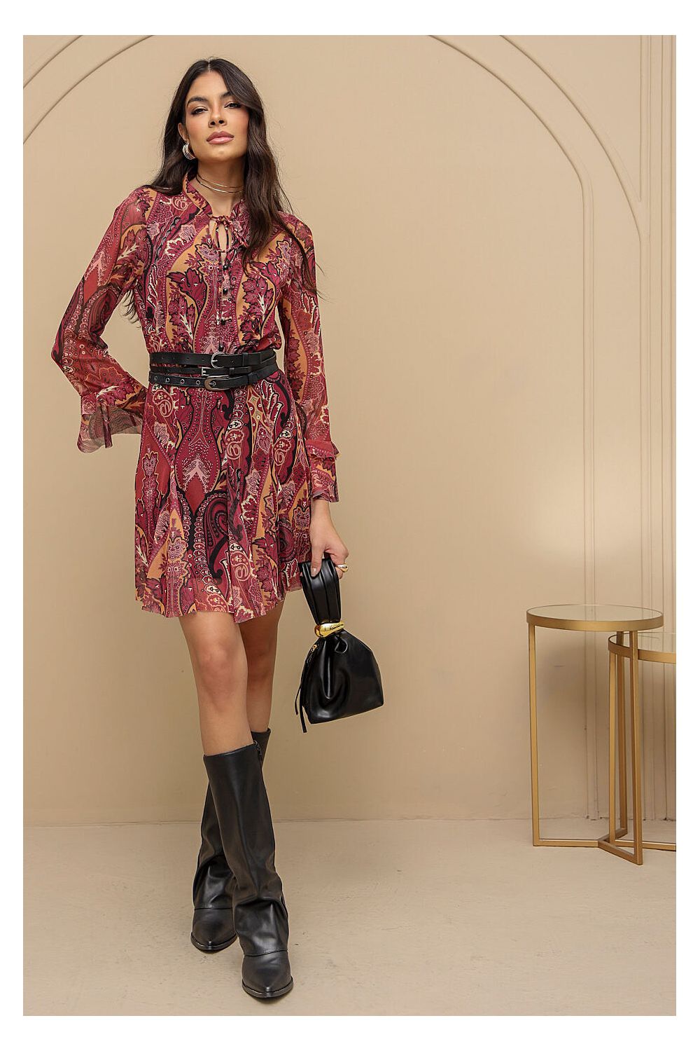 Vestido Boho Tule