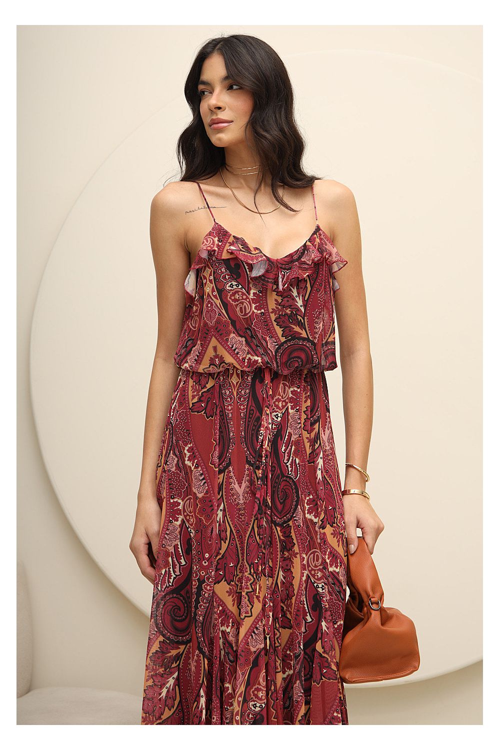 Vestido Tule Estampa
