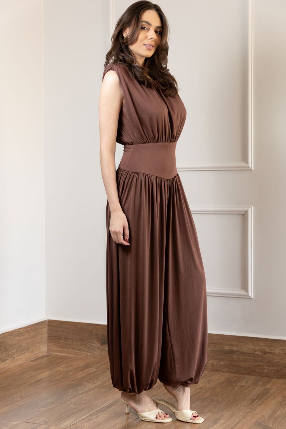 Macacão Taciane - Marrom