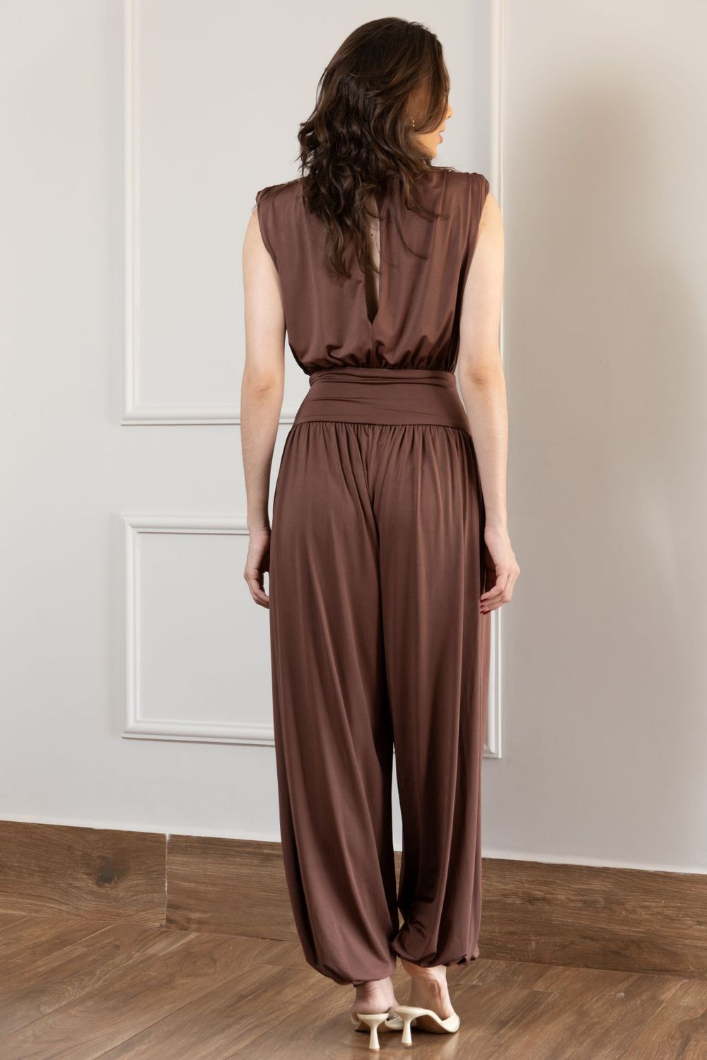 Macacão Taciane - Marrom