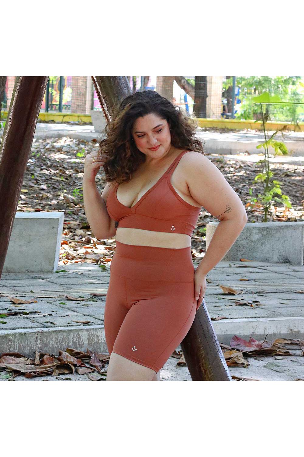 Short Adriele - Coleção Fitness - Linhas & Cores