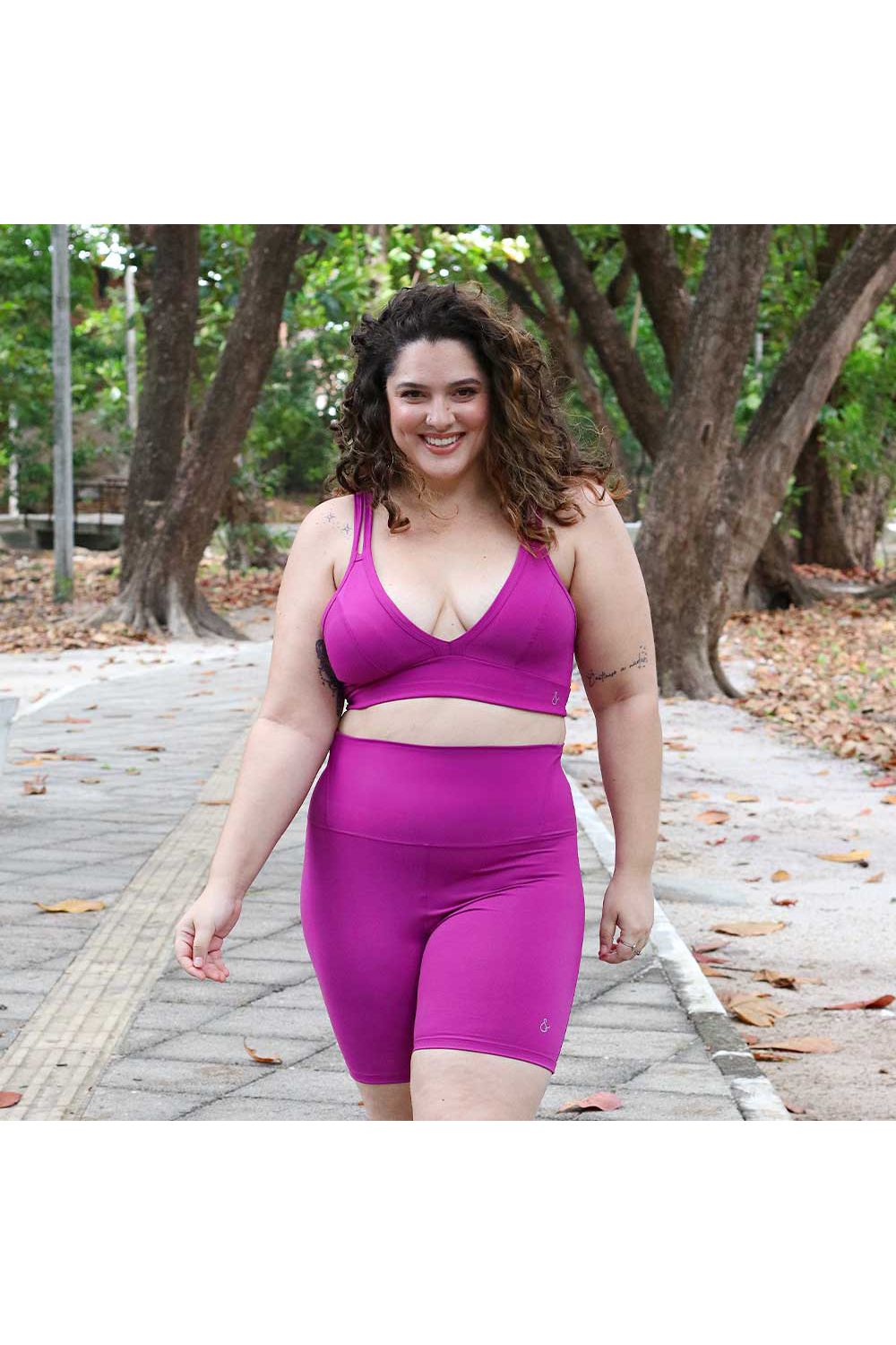 Short Adriele - Coleção Fitness - Linhas & Cores