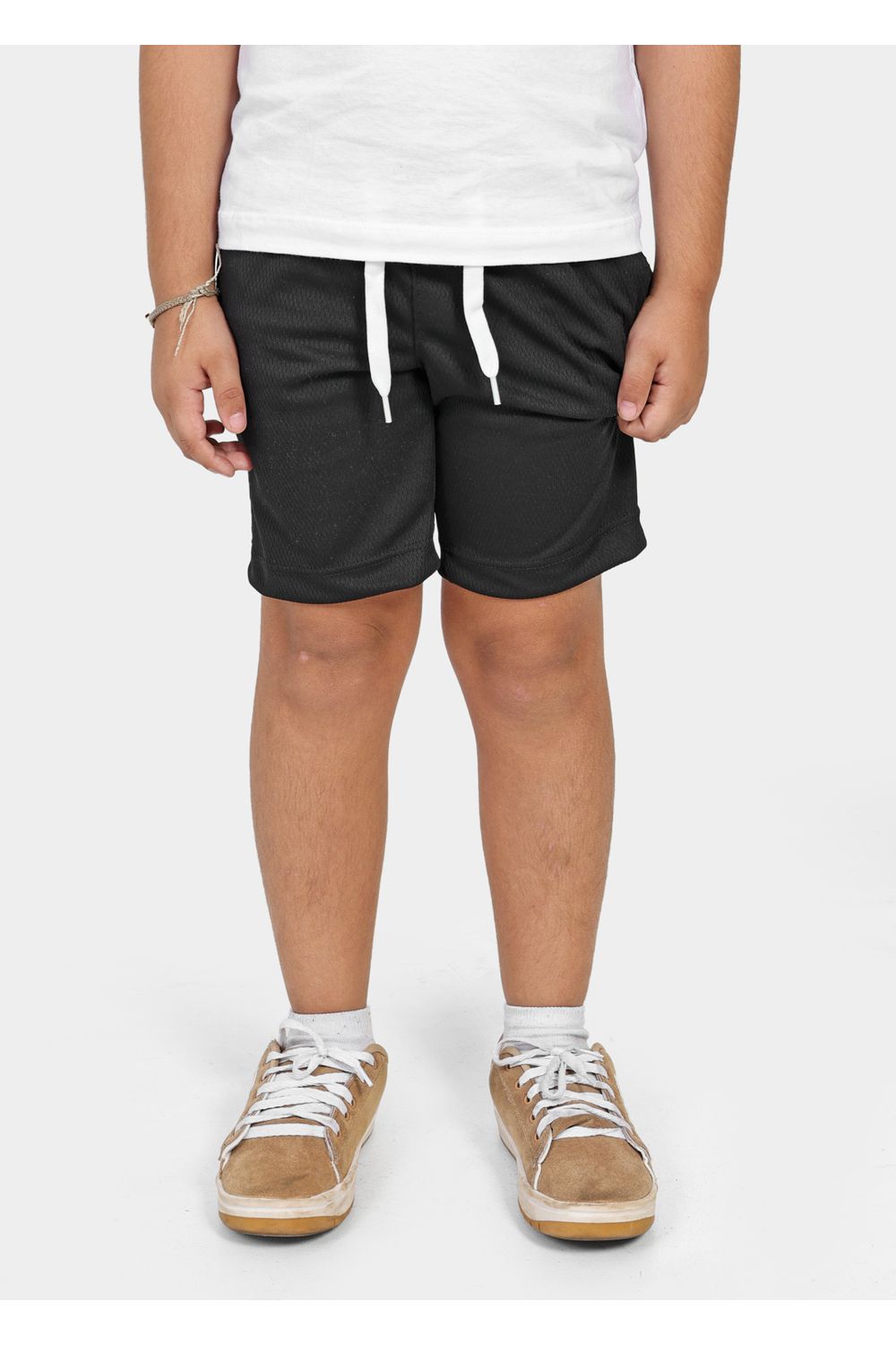 Bermuda DryFit Infantil Preta