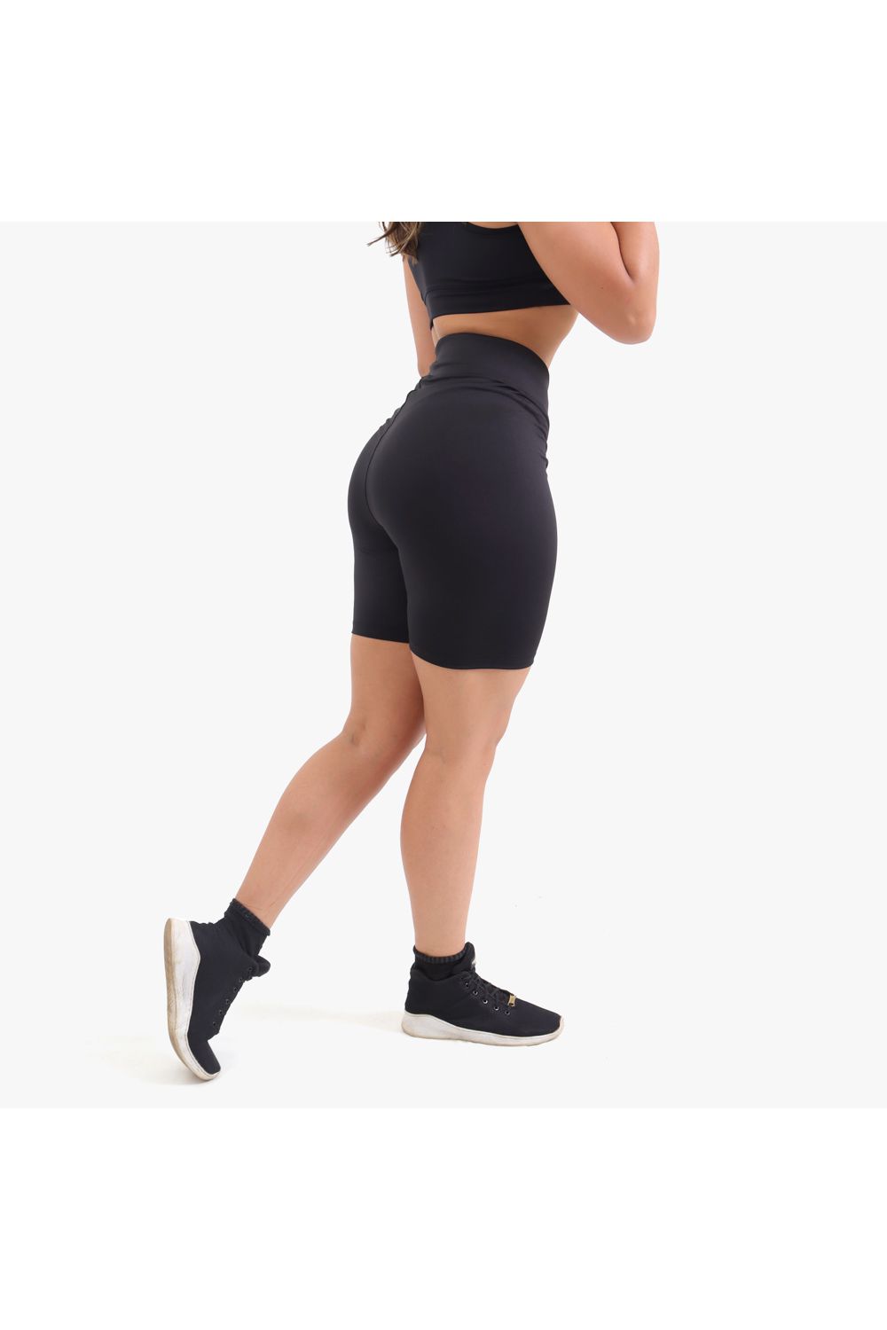 Bermuda Leggin Feminina Preta