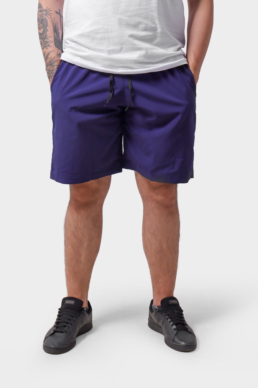 Bermuda Masculina Tactel Básica Azul