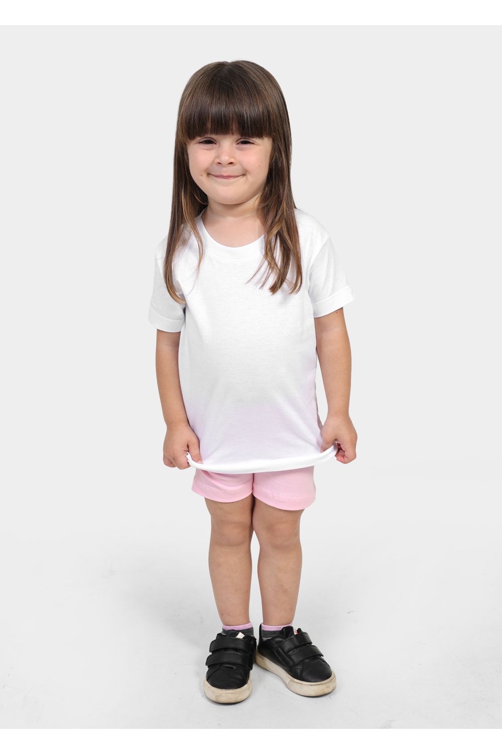 Bermuda Leggin Infantil Rosa