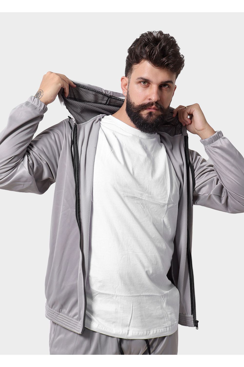 Blusa Masculina Básica Chimpa Cinza