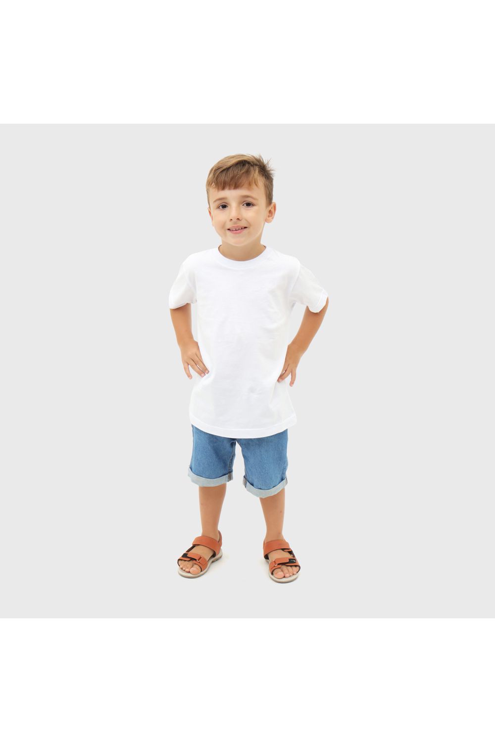 Camiseta Infantil Algodão Branca