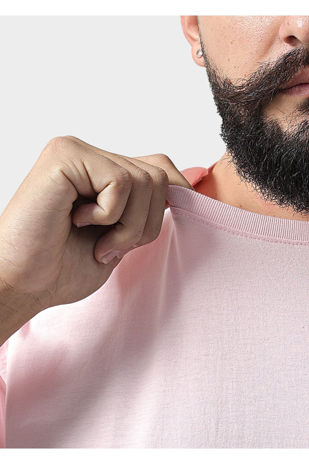 Camiseta Masculina Básica Lisa Rosa