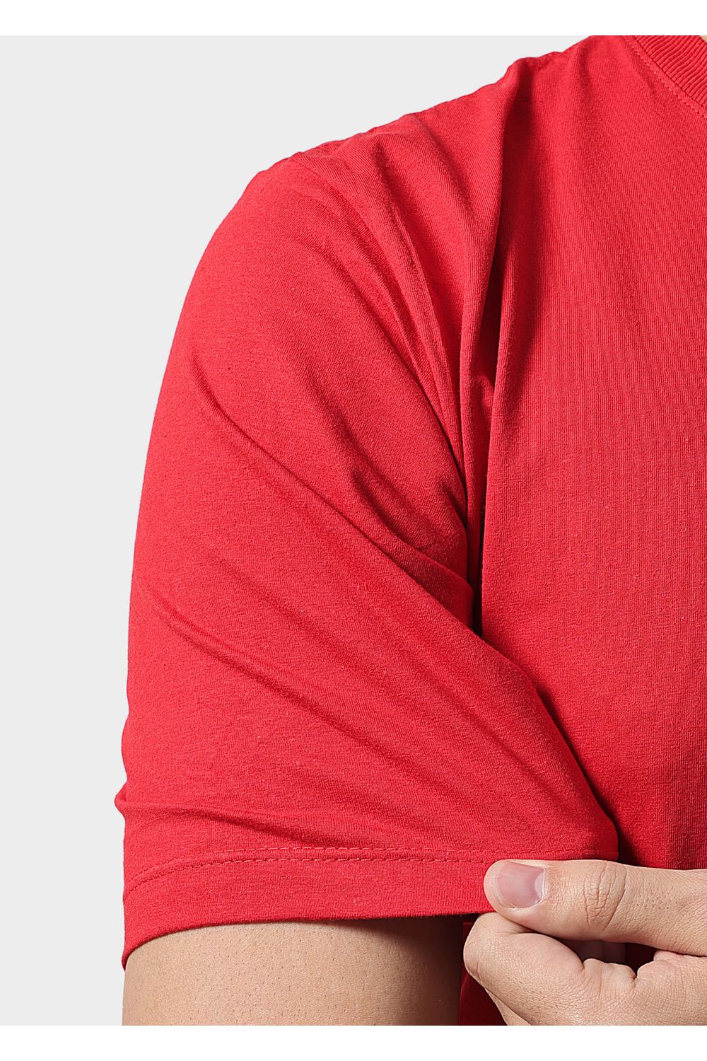 Camiseta Masculina Básica Lisa Vermelha