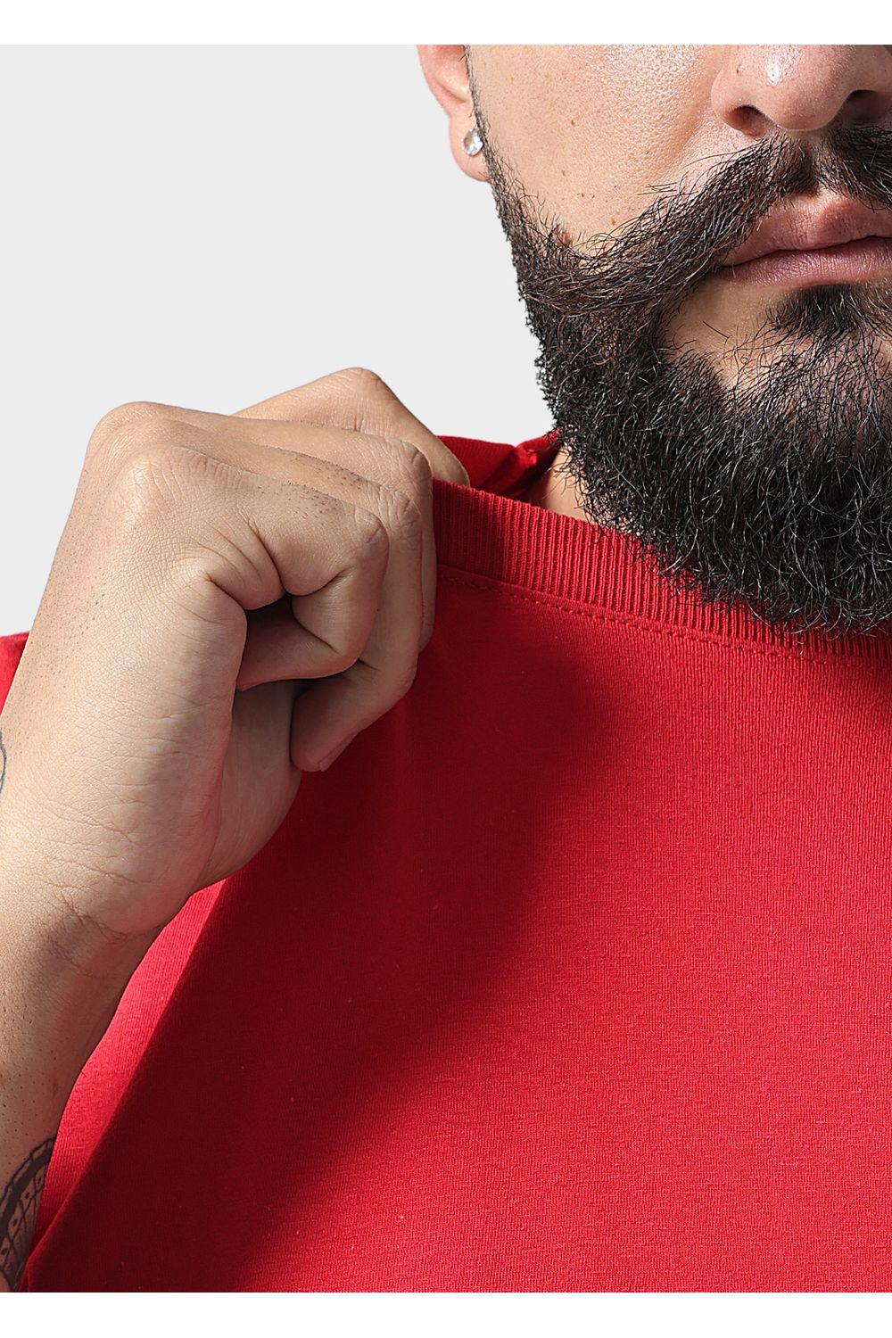 Camiseta Masculina Básica Lisa Vermelha