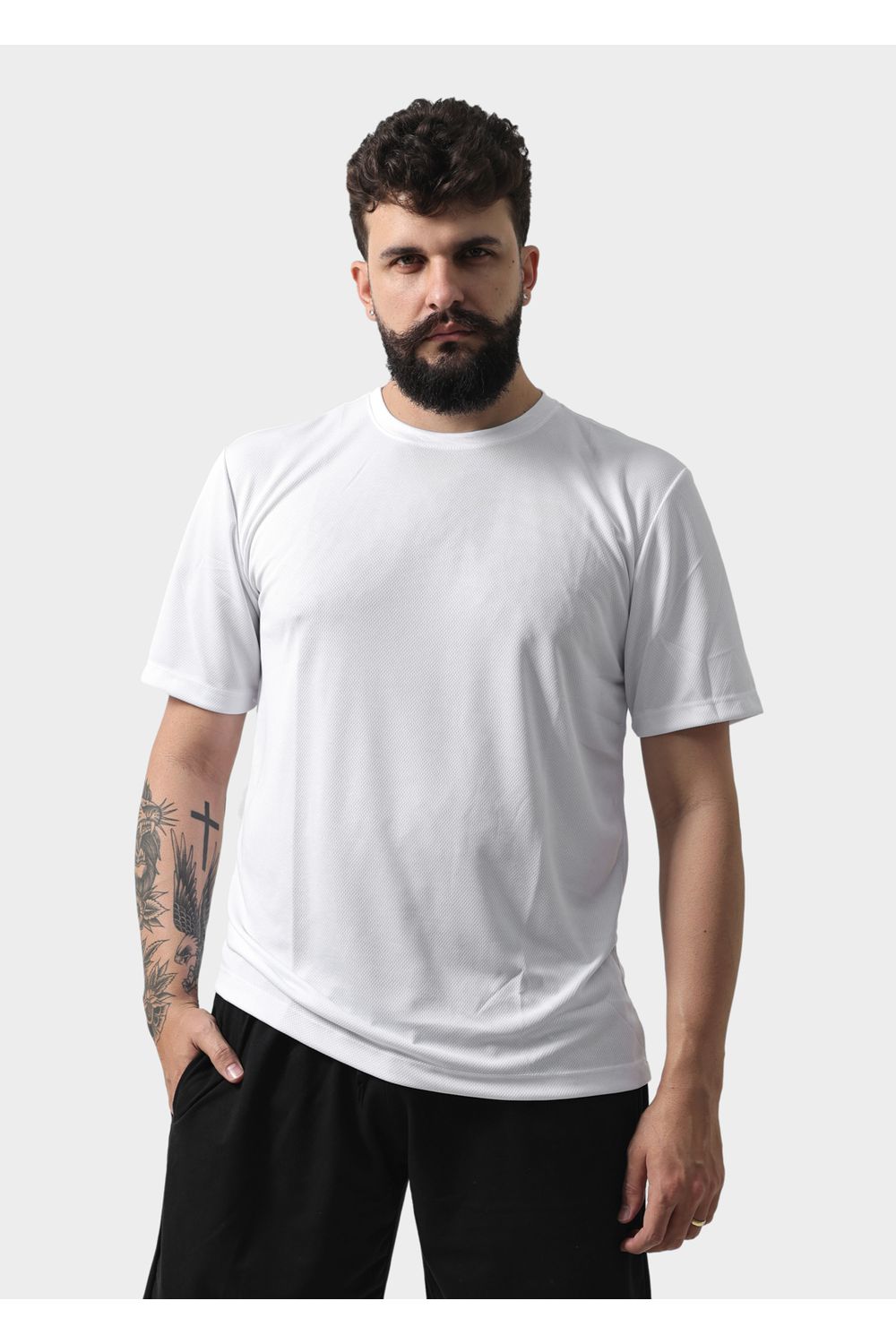 Camiseta Dryfit Masculina - Branca