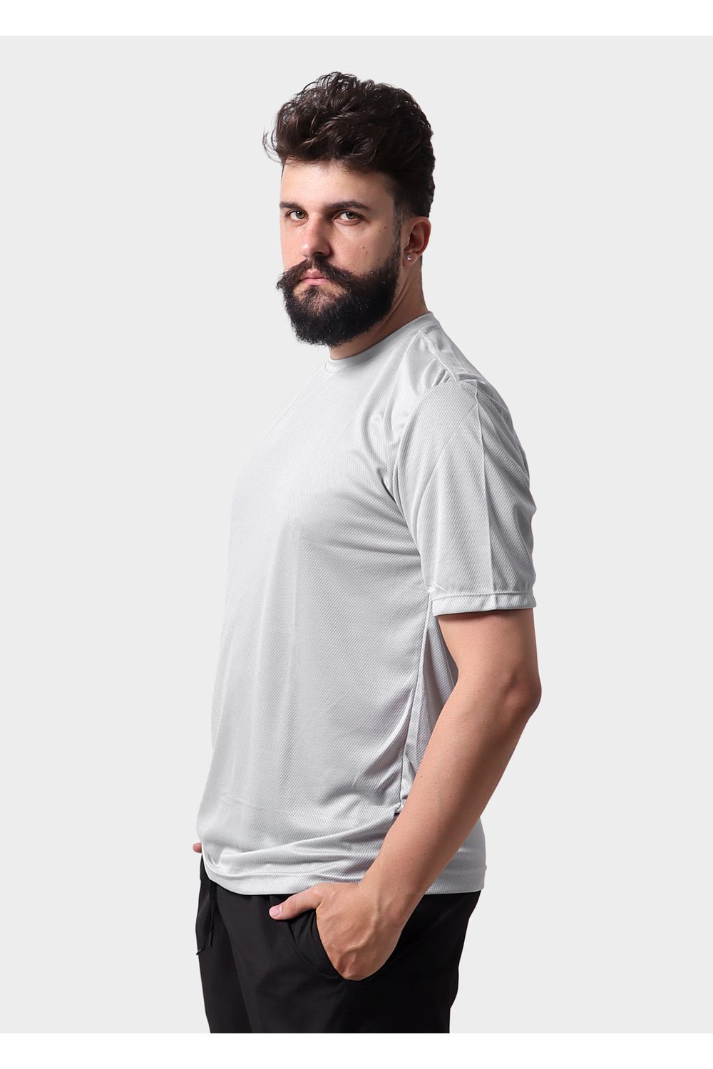 Camiseta Dryfit Masculina - Cinza
