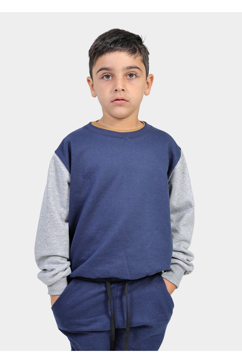 Moletom Infantil Careca Duo Azul