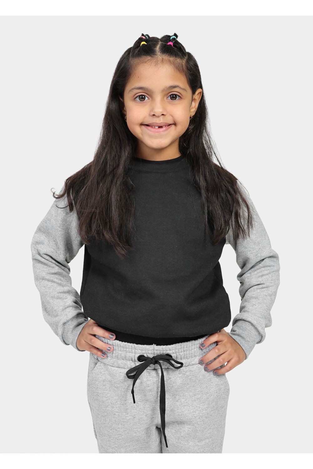 Moletom Infantil Careca Duo Cinza