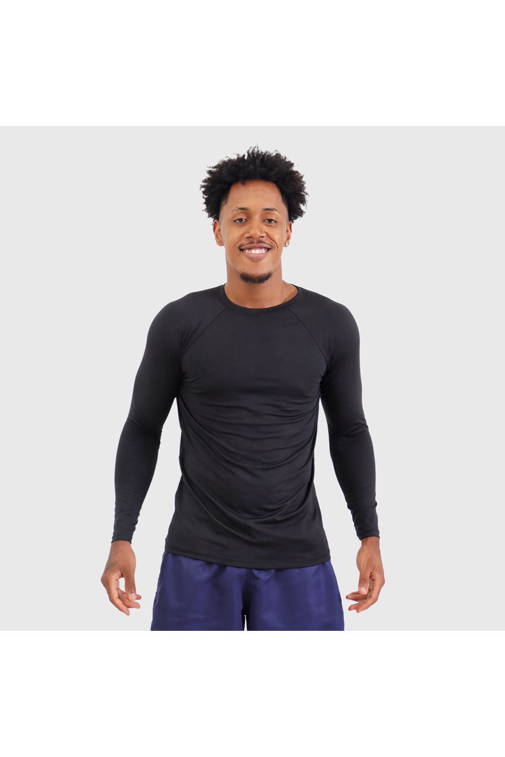 Blusa Térmica Masculina Uv Preta