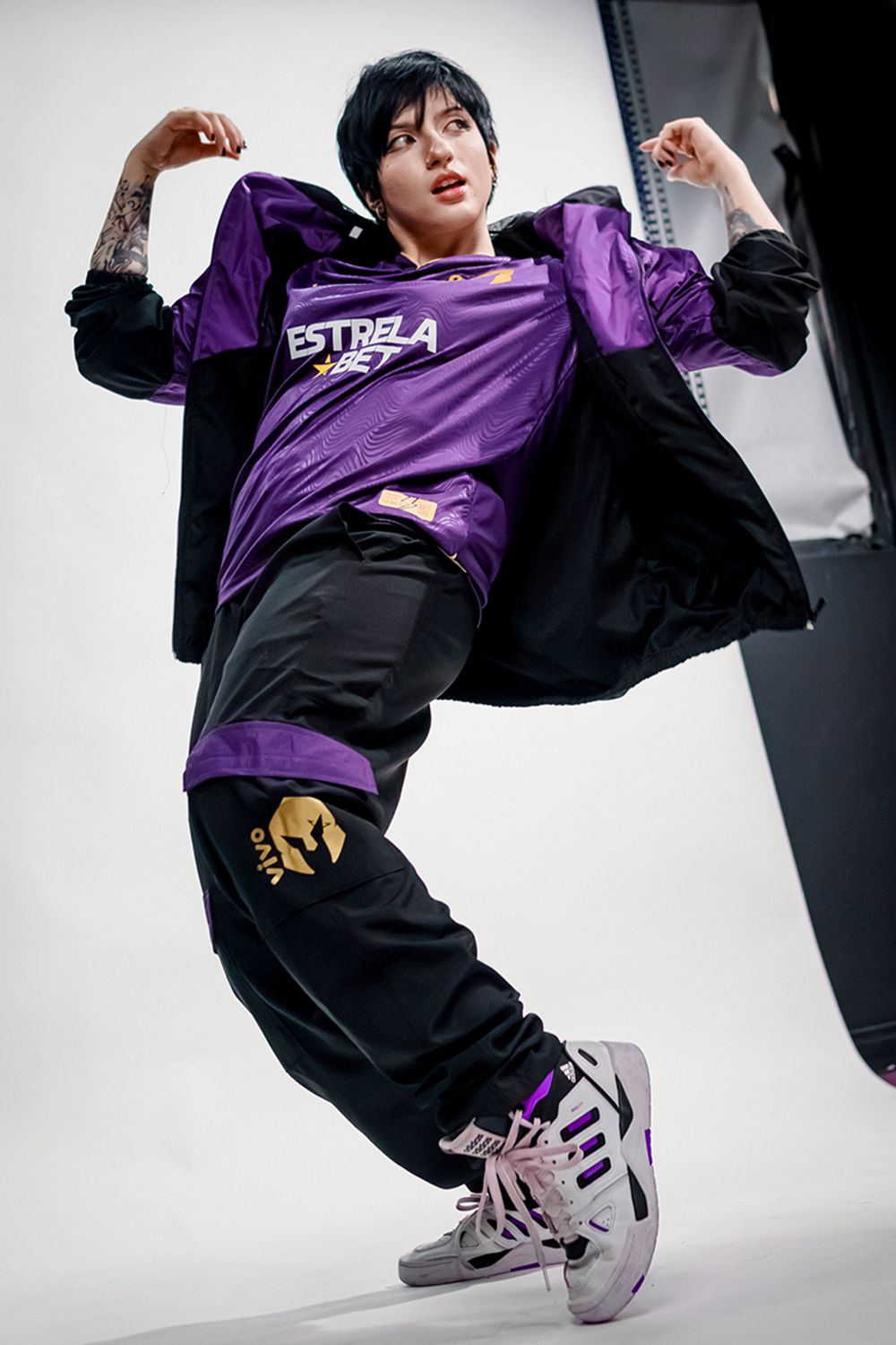 CALÇA CARGO VIVO KEYD PRETO 2026 - VIVO KEYD SHOP