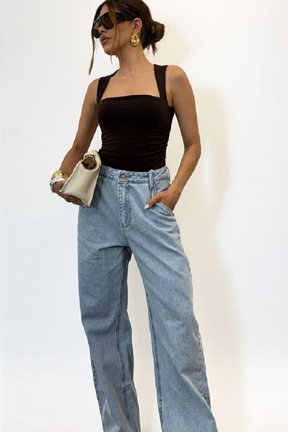 Calça Wide Leg