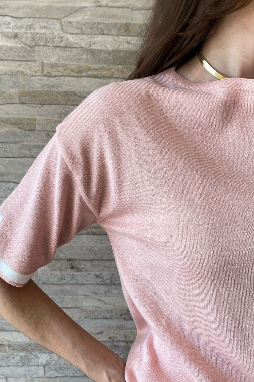 Conjunto Tricot Modal - Rosê