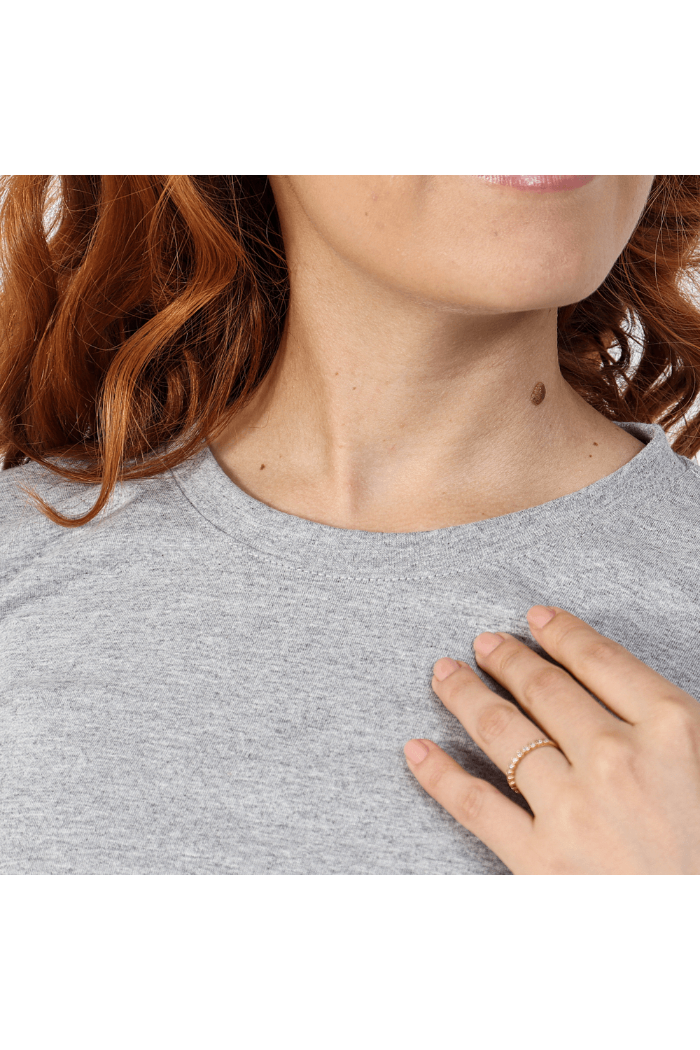 Camiseta Baby Look Feminina - Cinza