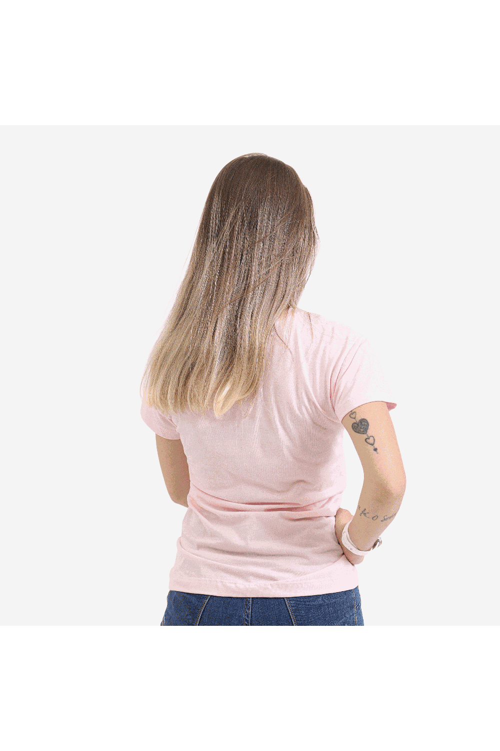 Camiseta Baby Look Feminina Rosa