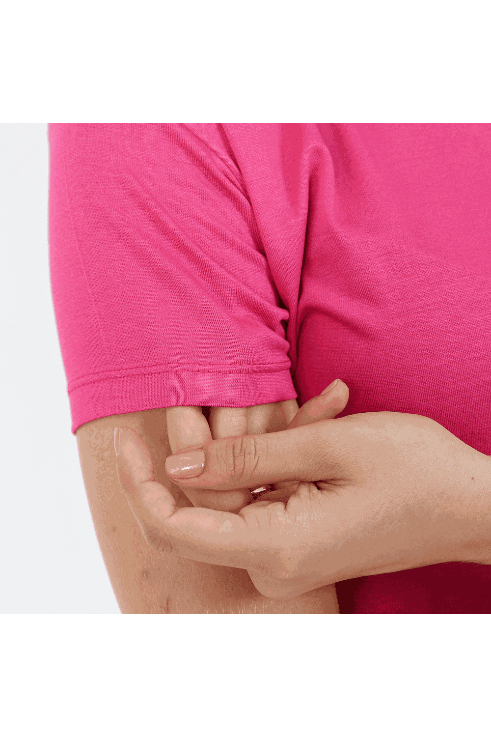 Camiseta Baby Look Viscolycra Feminina Rosa