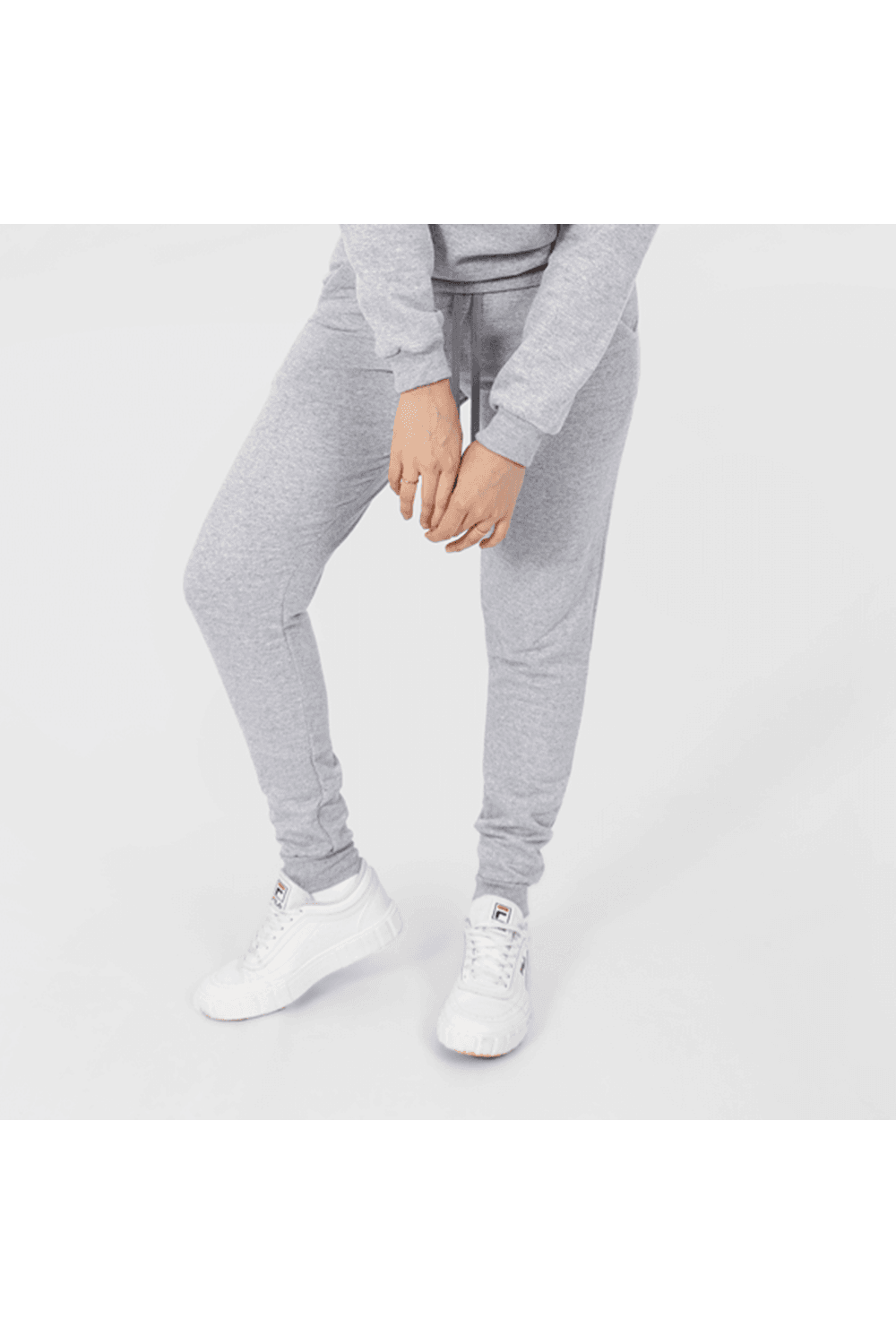 Calça Moletom Feminina Cinza