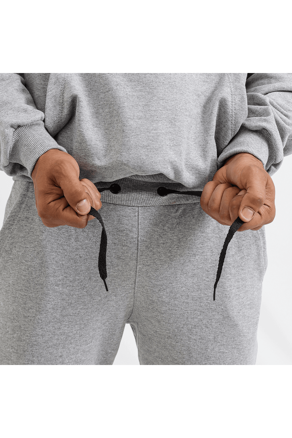 Calça De Moletom Masculina Cinza