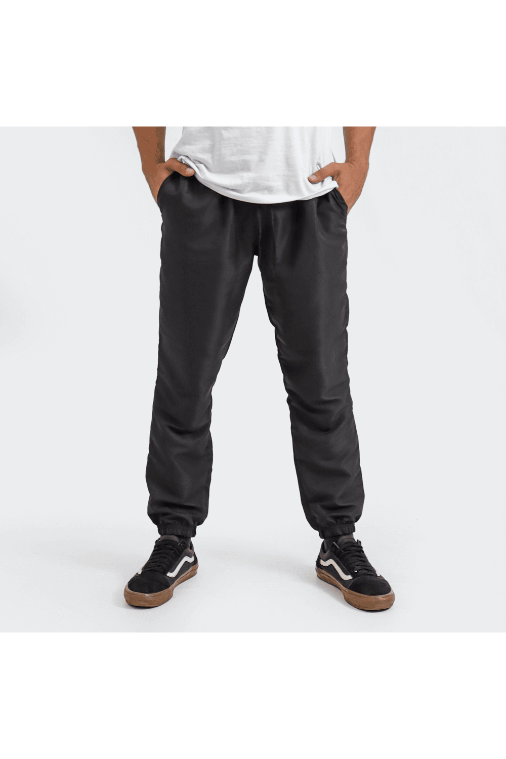 Calça De Tactel Masculina Preta