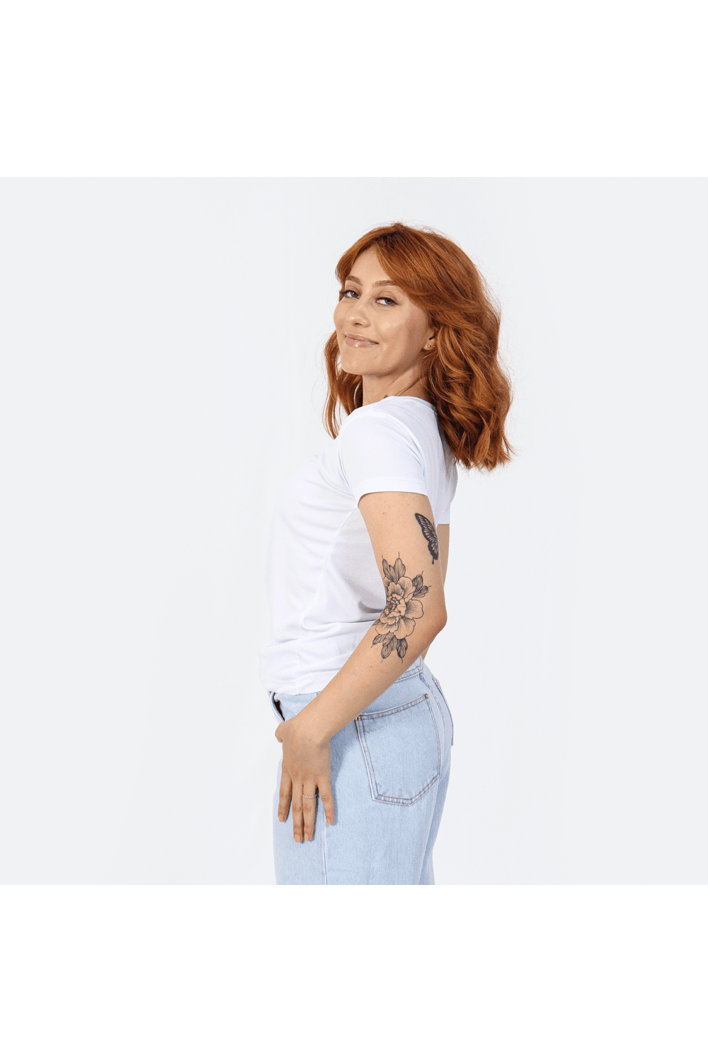 Camiseta Dry Fit Feminina Branca