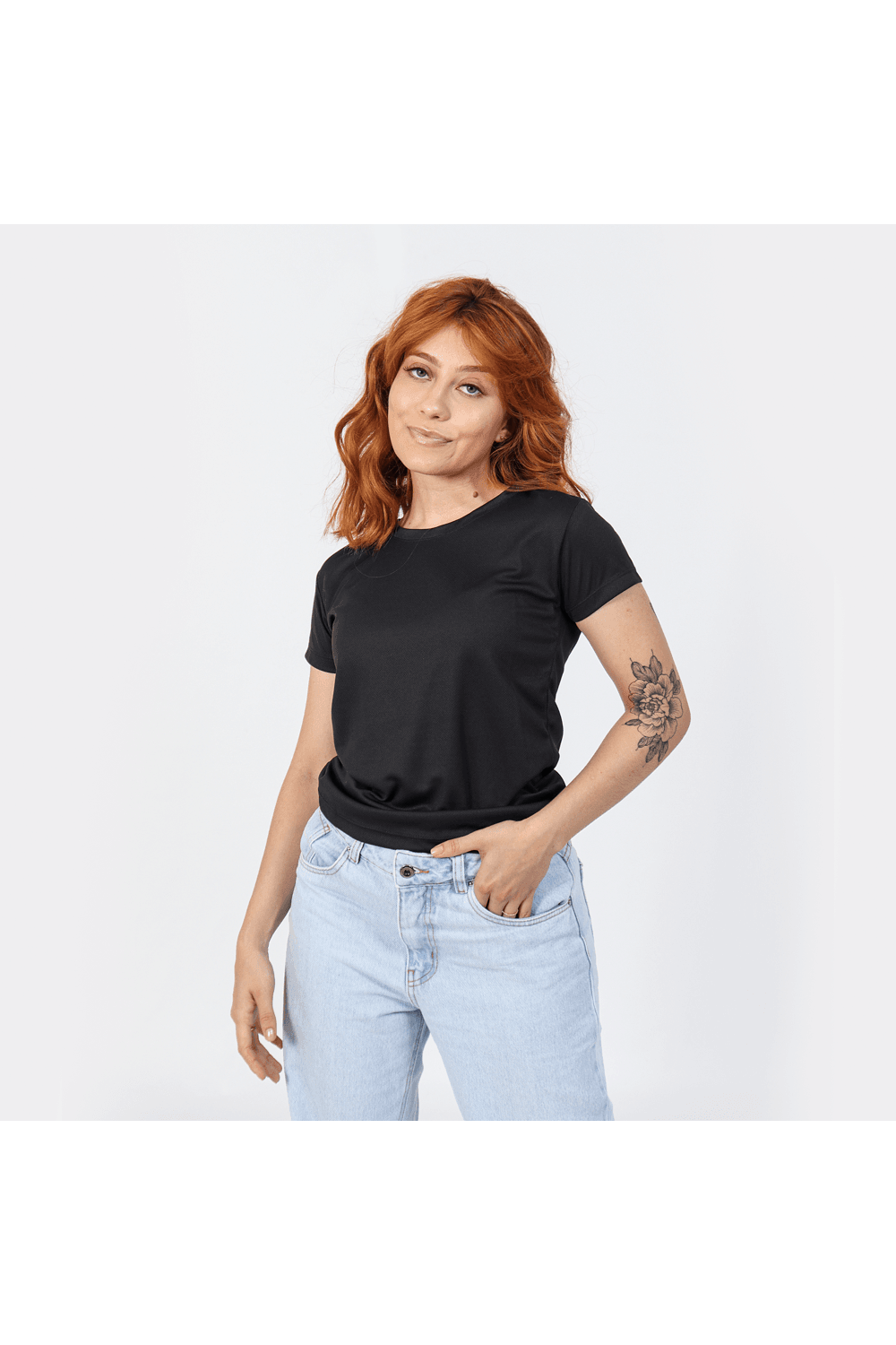 Camiseta Dry Fit Feminina Preta