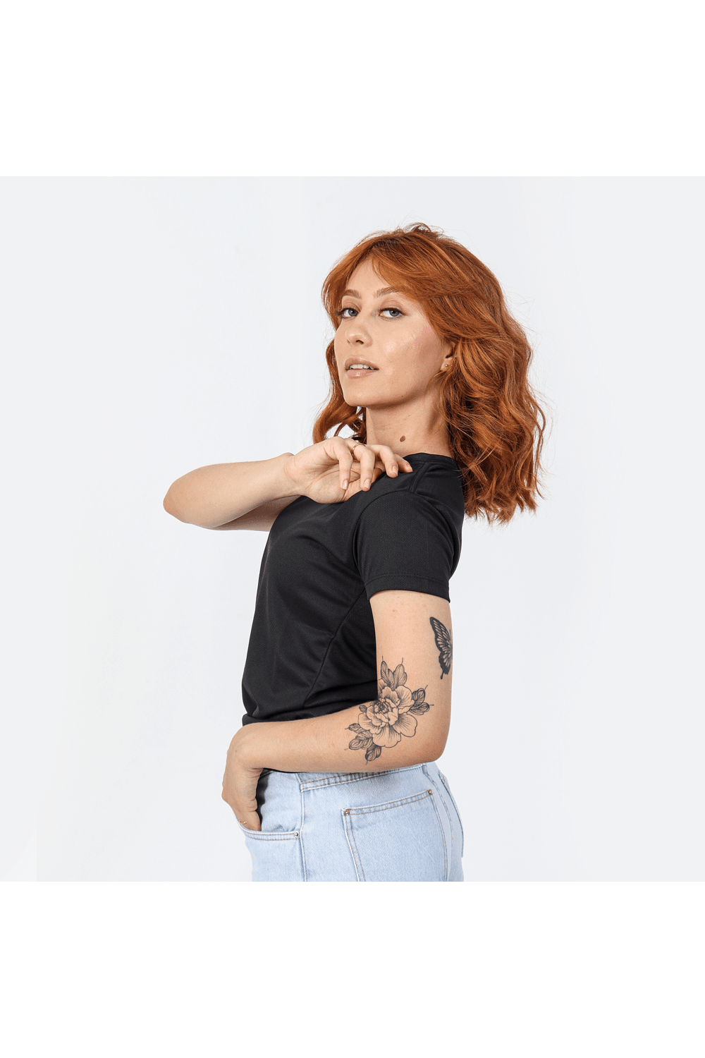 Camiseta Dry Fit Feminina Preta