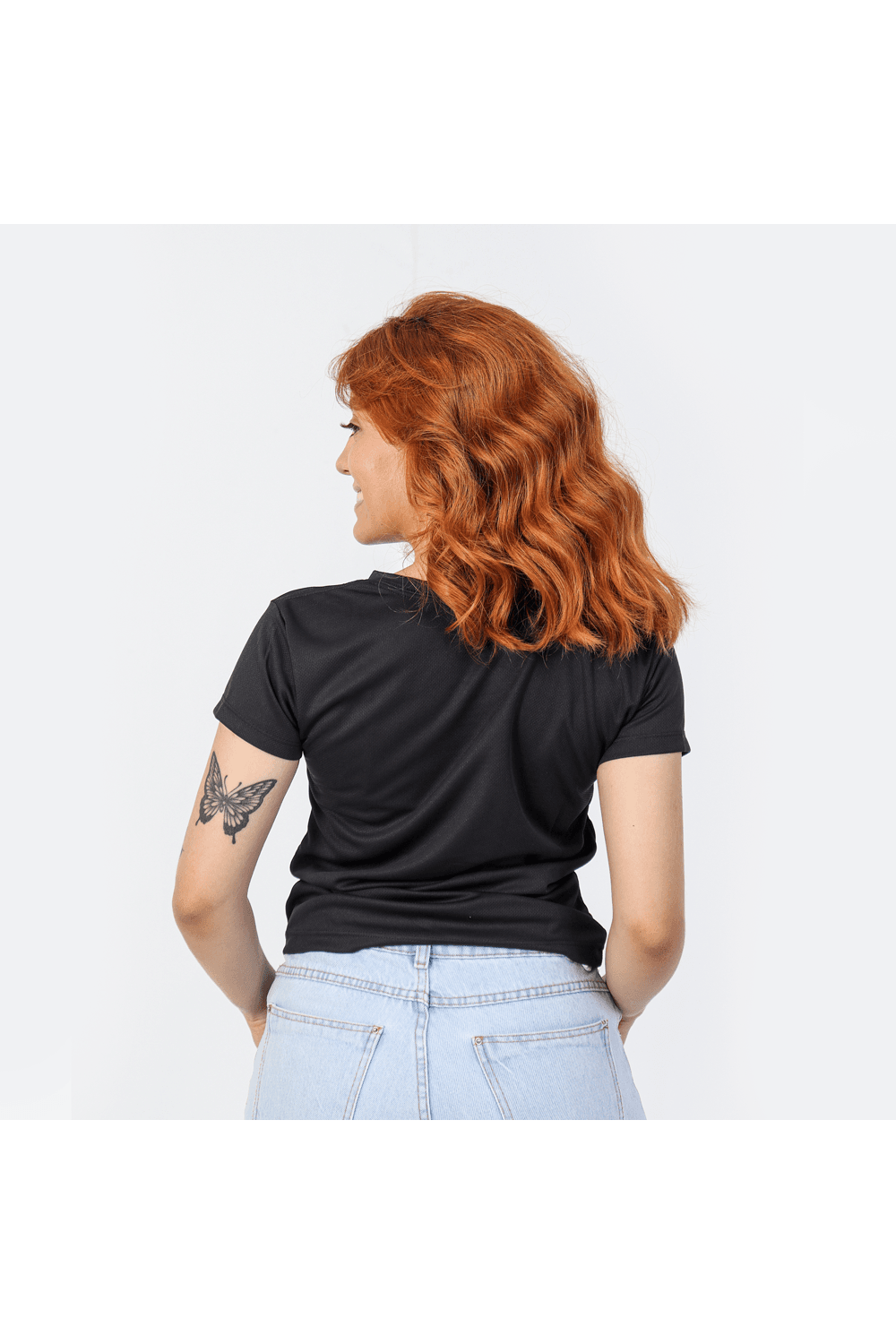 Camiseta Dry Fit Feminina Preta
