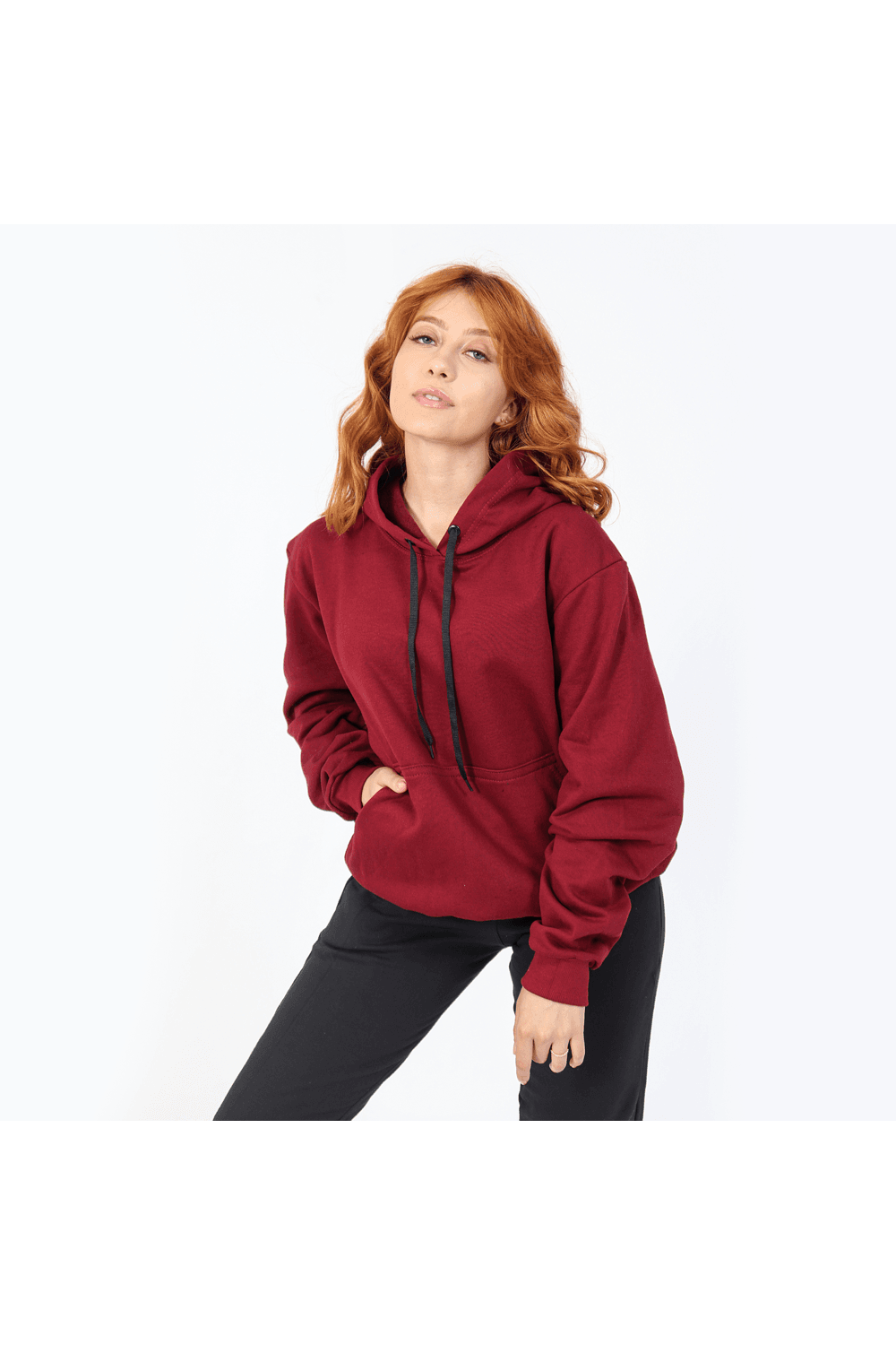 Moletom Feminino Canguru Vinho