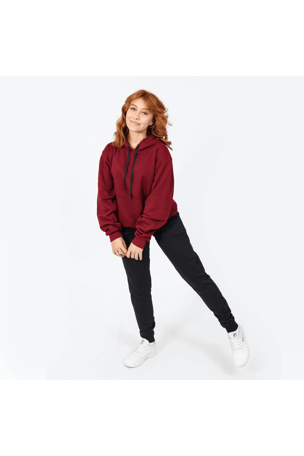 Moletom Feminino Canguru Vinho