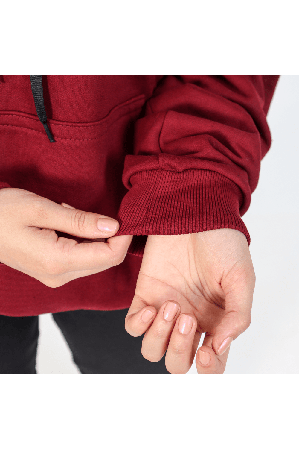 Moletom Feminino Canguru Vinho