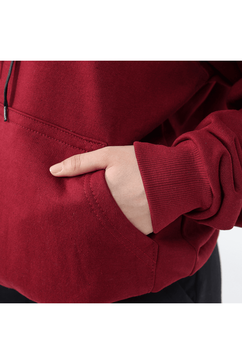 Moletom Feminino Canguru Vinho