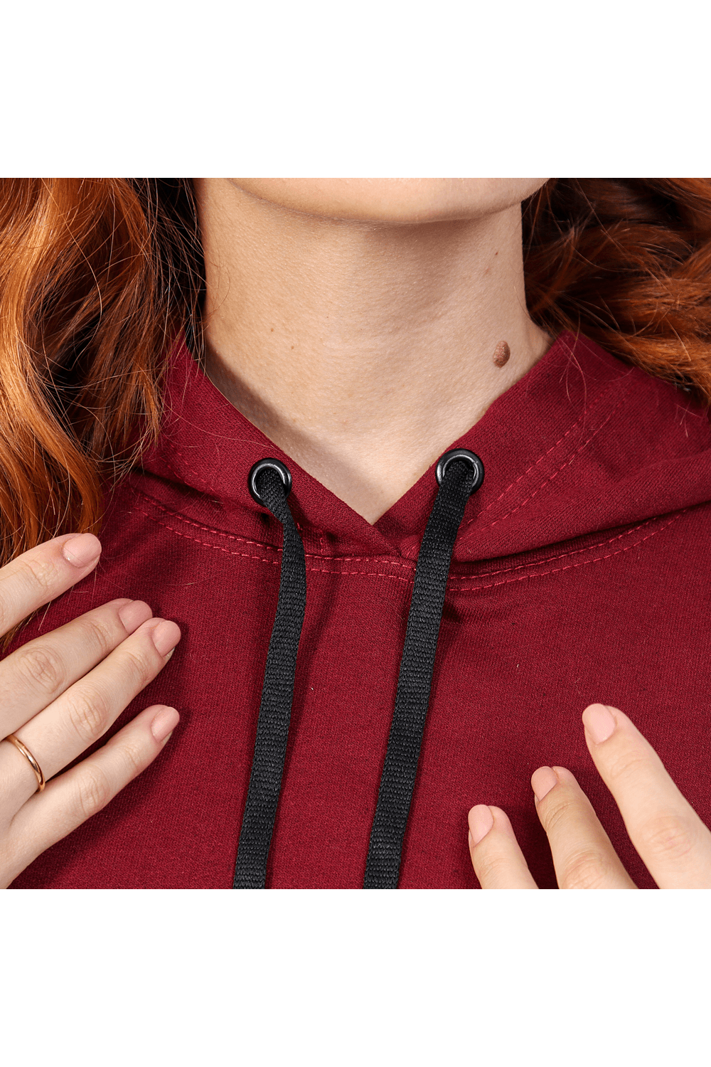 Moletom Feminino Canguru Vinho